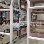 Ravenna Model Beyaz Renk Dekoratif Pencere Ayna-21