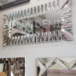 Akustik White Silver Model Beyaz Şeffaf Renk Modern Ayna-11