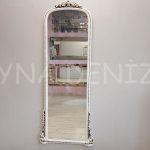Matmazel Model Eskitme Beyaz Renk Boy Aynası-1