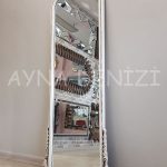 Matmazel Model Eskitme Beyaz Renk Boy Aynası-10