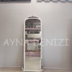 Matmazel Model Eskitme Beyaz Renk Boy Aynası-11