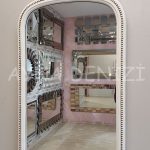 Matmazel Model Eskitme Beyaz Renk Boy Aynası-12