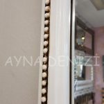Matmazel Model Eskitme Beyaz Renk Boy Aynası-16