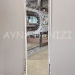 Matmazel Model Eskitme Beyaz Renk Boy Aynası-4