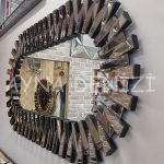 Güneş Piyano Black Bronze Model Siyah Bronz Renk Modern Ayna-13