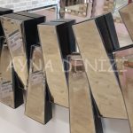 Güneş Piyano Black Bronze Model Siyah Bronz Renk Modern Ayna-19