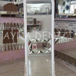 Matmazel Model Beyaz Altın Renk Ayaklı Boy Aynası-12