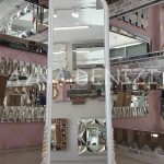 Matmazel Model Beyaz Altın Renk Ayaklı Boy Aynası-13