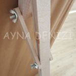 Matmazel Model Beyaz Altın Renk Ayaklı Boy Aynası-22