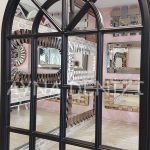 Milano Model Siyah Renk Dekoratif Pencere Ayna-15