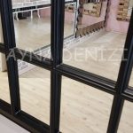 Milano Model Siyah Renk Dekoratif Pencere Ayna-24