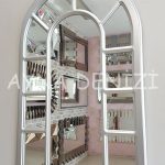 Bergamo Model Gümüş Renk Dekoratif Pencere Ayna-14