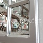 Bergamo Model Gümüş Renk Dekoratif Pencere Ayna-17