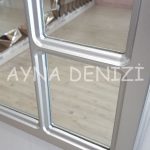 Bergamo Model Gümüş Renk Dekoratif Pencere Ayna-18