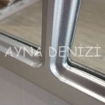 Bergamo Model Gümüş Renk Dekoratif Pencere Ayna-22