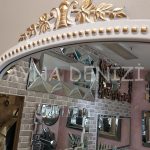 Sinyora Model Beyaz Altın Renk Boy Aynası-17