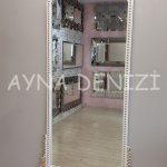 Sinyora Model Beyaz Altın Renk Boy Aynası-4