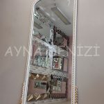 Sinyora Model Beyaz Altın Renk Boy Aynası-5