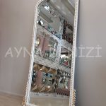 Sinyora Model Beyaz Altın Renk Boy Aynası-7