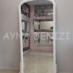 Sinyora Model Beyaz Altın Renk Boy Aynası-8