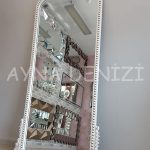 Sinyora Model Eskitme Beyaz Renk Boy Aynası-11