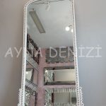 Sinyora Model Eskitme Beyaz Renk Boy Aynası-13