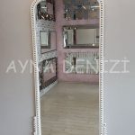 Sinyora Model Eskitme Beyaz Renk Boy Aynası-3