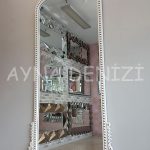 Sinyora Model Eskitme Beyaz Renk Boy Aynası-6