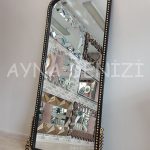 Sinyora Model Siyah Altın Renk Boy Aynası-10