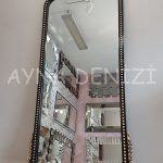 Sinyora Model Siyah Altın Renk Boy Aynası-14