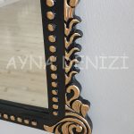 Sinyora Model Siyah Altın Renk Boy Aynası-15