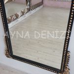Sinyora Model Siyah Altın Renk Boy Aynası-18