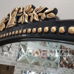 Sinyora Model Siyah Altın Renk Boy Aynası-20