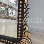Sinyora Model Siyah Altın Renk Boy Aynası-21