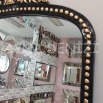 Sinyora Model Siyah Altın Renk Boy Aynası-22