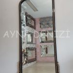 Sinyora Model Siyah Altın Renk Boy Aynası-3