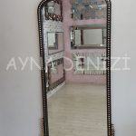 Sinyora Model Siyah Altın Renk Boy Aynası-7