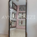 Sinyora Model Siyah Altın Renk Boy Aynası-9