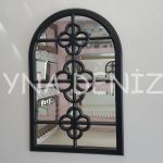 Jerez Model Siyah Renk Dekoratif Pencere Ayna-1