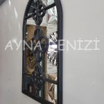Jerez Model Siyah Renk Dekoratif Pencere Ayna-11