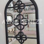 Jerez Model Siyah Renk Dekoratif Pencere Ayna-12