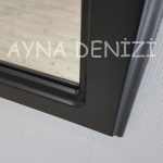 Jerez Model Siyah Renk Dekoratif Pencere Ayna-13