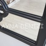 Jerez Model Siyah Renk Dekoratif Pencere Ayna-15