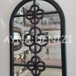 Jerez Model Siyah Renk Dekoratif Pencere Ayna-2
