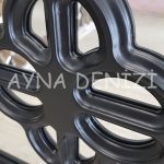 Jerez Model Siyah Renk Dekoratif Pencere Ayna-21
