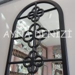 Jerez Model Siyah Renk Dekoratif Pencere Ayna-5