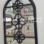 Jerez Model Siyah Renk Dekoratif Pencere Ayna-6
