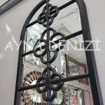 Jerez Model Siyah Renk Dekoratif Pencere Ayna-8