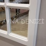 Messina Model Beyaz Renk Dekoratif Pencere Ayna-15