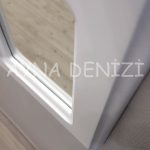 Messina Model Beyaz Renk Dekoratif Pencere Ayna-23